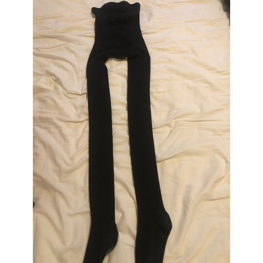 Ribbed Tight Trye Black V310688 leggins small